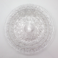 Evening Primrose Glass Plates - Clear