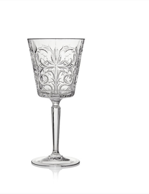 Forget-Me-Not Wine Glass