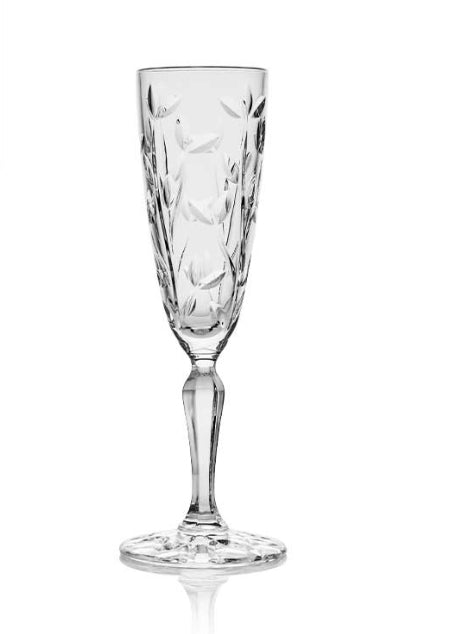 Silvery Lupine Champagne Flute