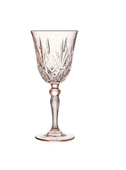 Pink Tulip Wine Glass