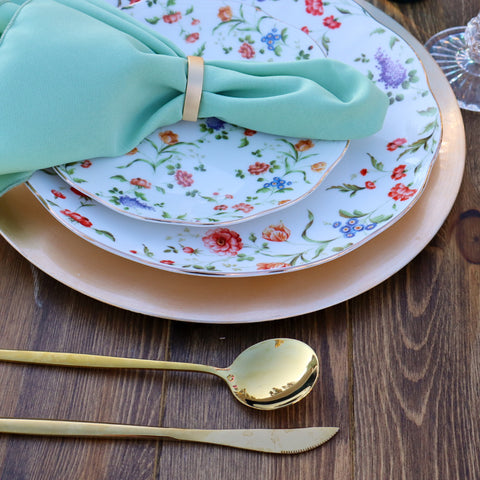 Yarrow Gold Charger Plate