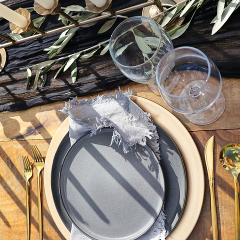 Yarrow Gold Charger Plate
