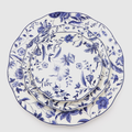 Indigo Vine Floral Plates