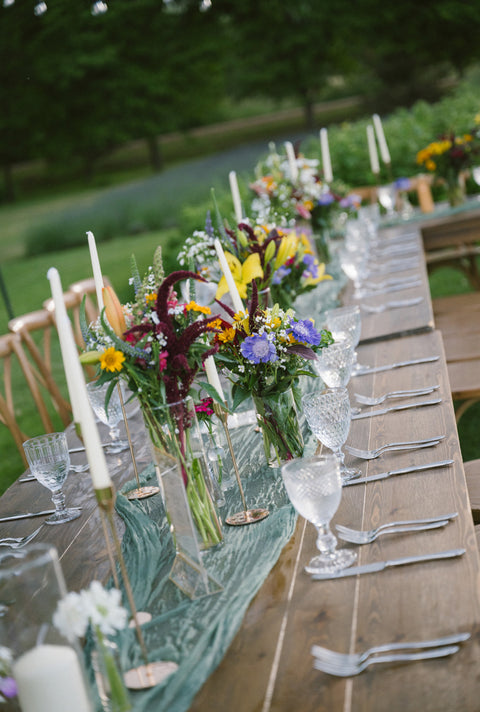Eclectic Mismatched Water Goblet