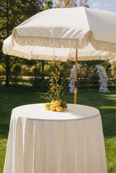 Ruffled Outdoor Umbrella