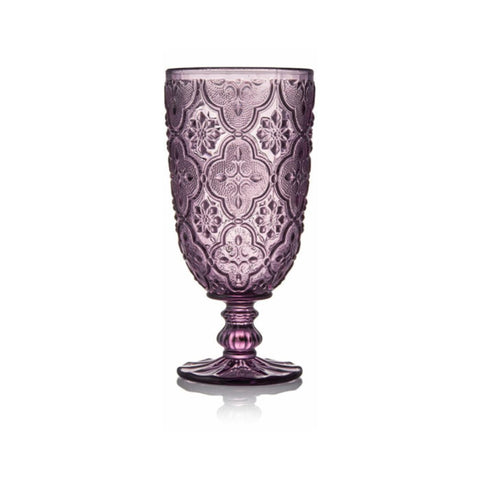 Morning Glory Water Goblet