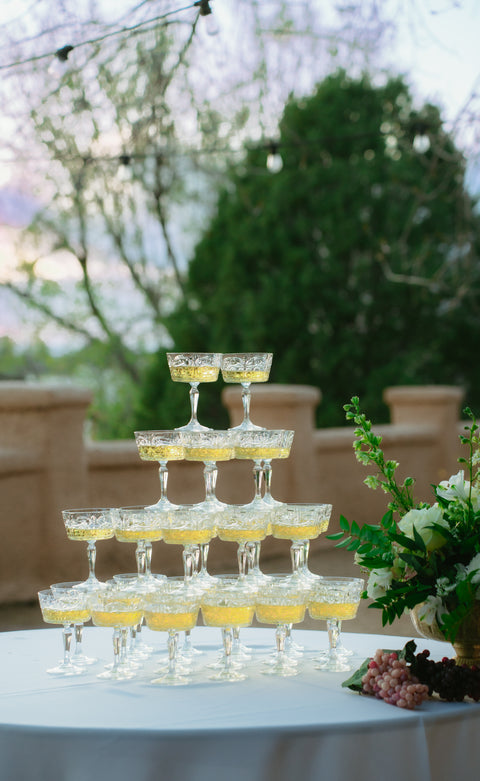 Forget-Me-Not Champagne Coupe