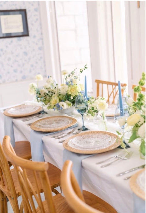 Western Pasqueflower Charger - Honey