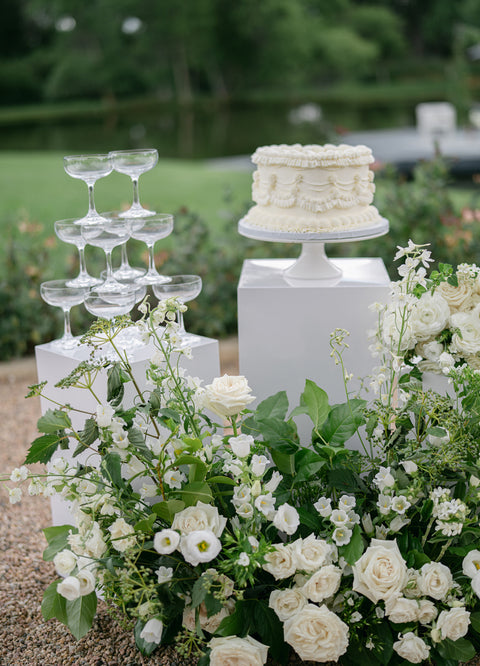 White Pedestals