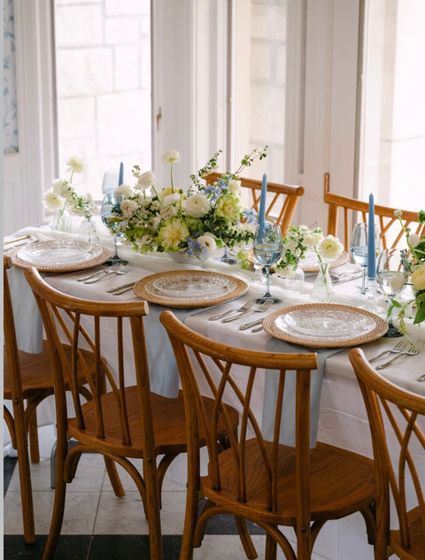 Western Pasqueflower Charger - Honey