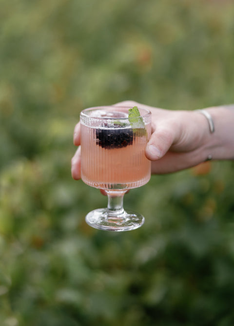 Bellflower Drinking Glass
