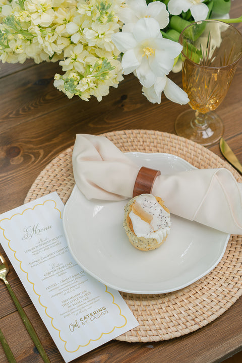 Deluxe Napkin Rings - Wooden