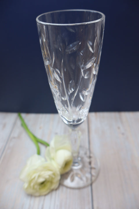 Silvery Lupine Champagne Flute