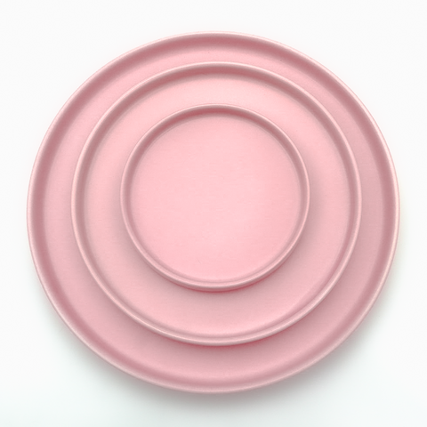 Painted Daisy Ceramic Plates - Peony