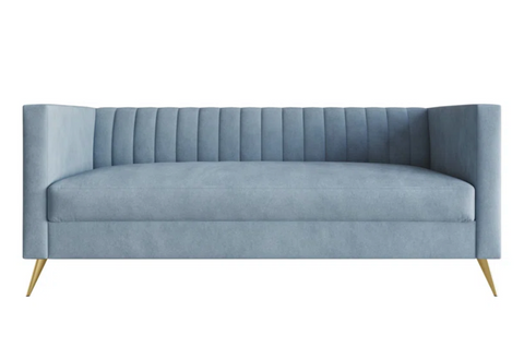 Juniper Berry Velvet Sofa