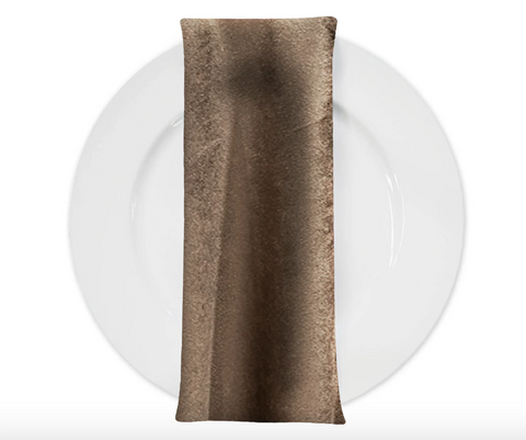 Velvet Napkins - Brown