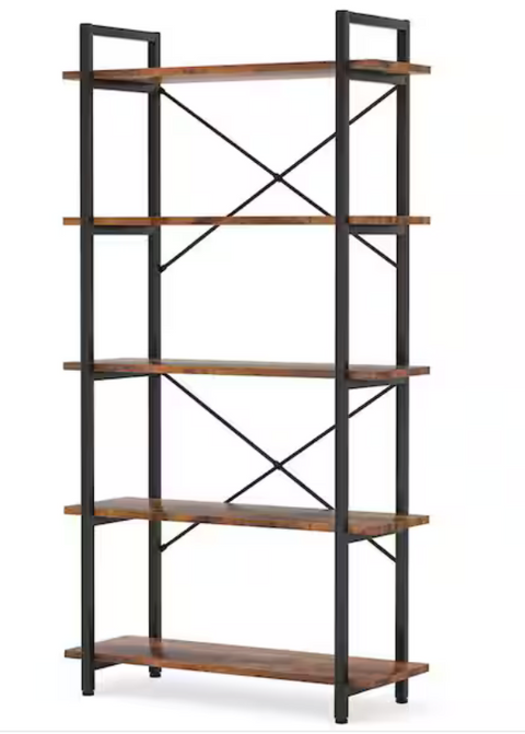 Rustic Wood Display Shelf