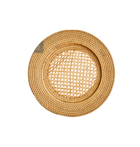 Western Pasqueflower Charger - Honey