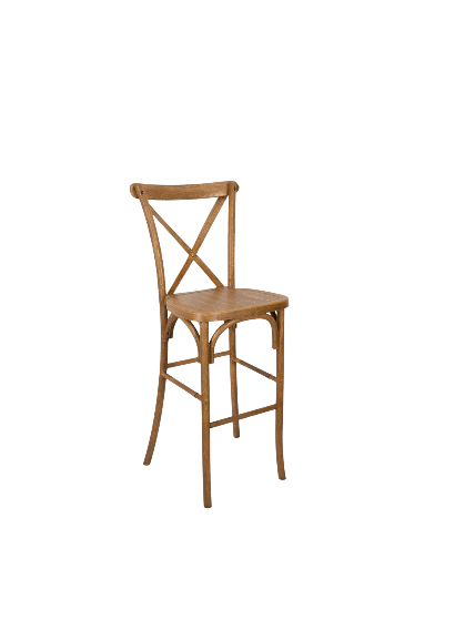 Cross-back Barstool