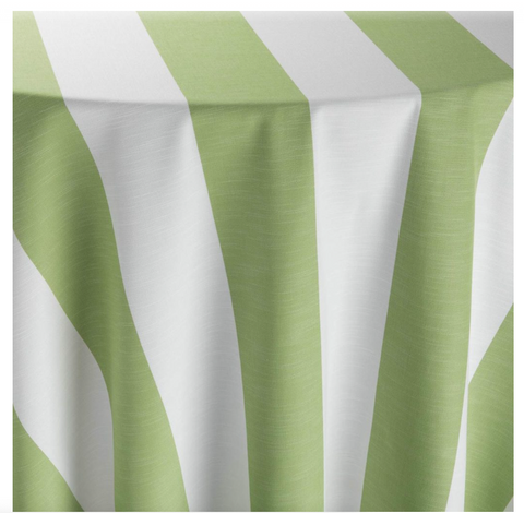 Vintage Stripe Palm Tablecloth