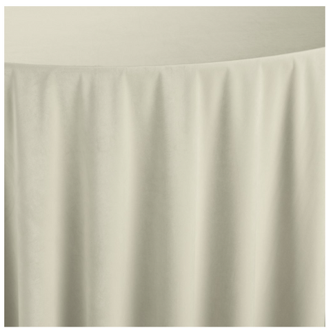 Velvet Ivory Tablecloth