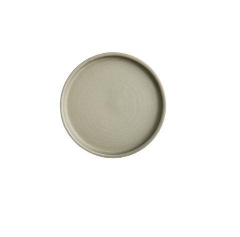 Painted Daisy Ceramic Plates - Eucalyptus