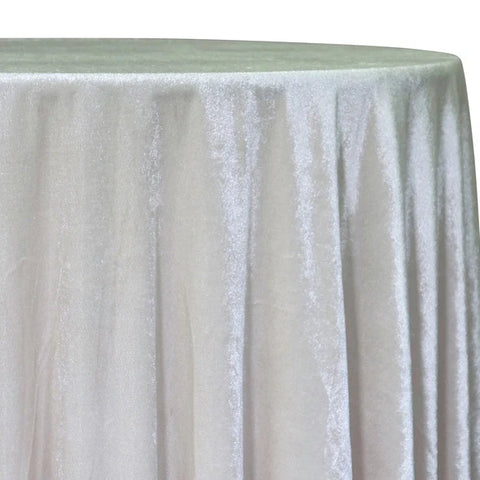 Premium Velvet Tablecloth - Silver