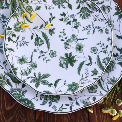Ruscus Floral Plates