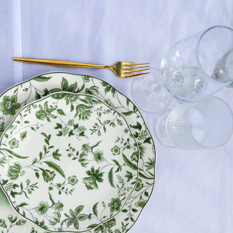Ruscus Floral Plates