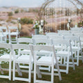 wedding & event tables and chairs - available to rent by the Wildflower Denver, the premier wedding and event rental vendor. 