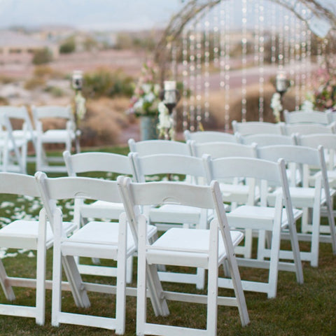 wedding & event tables and chairs - available to rent by the Wildflower Denver, the premier wedding and event rental vendor. 